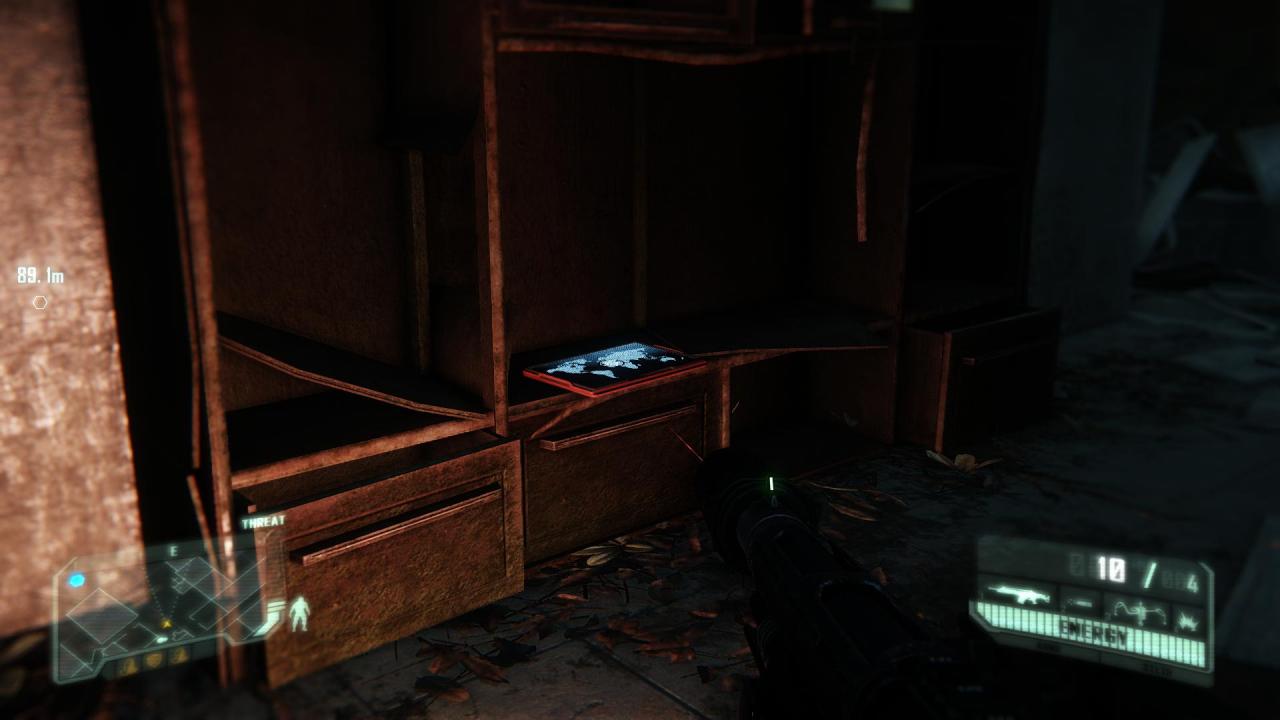 [21/02/2013] Crysis 3 Komplettlösung - Level 4: Safeties Off - Beim Schrank findet ihr ein Datenpad.