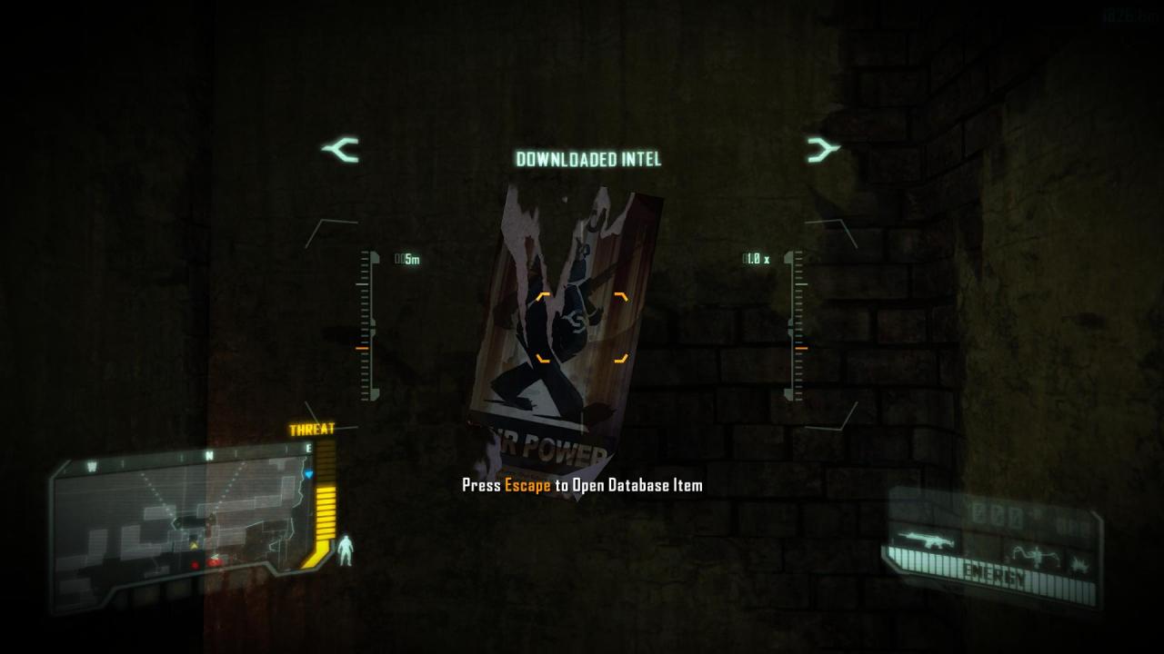 [21/02/2013] Crysis 3 Komplettlösung - Level 5: Red Star Rising - Scannt das Poster im Hinterzimmer.