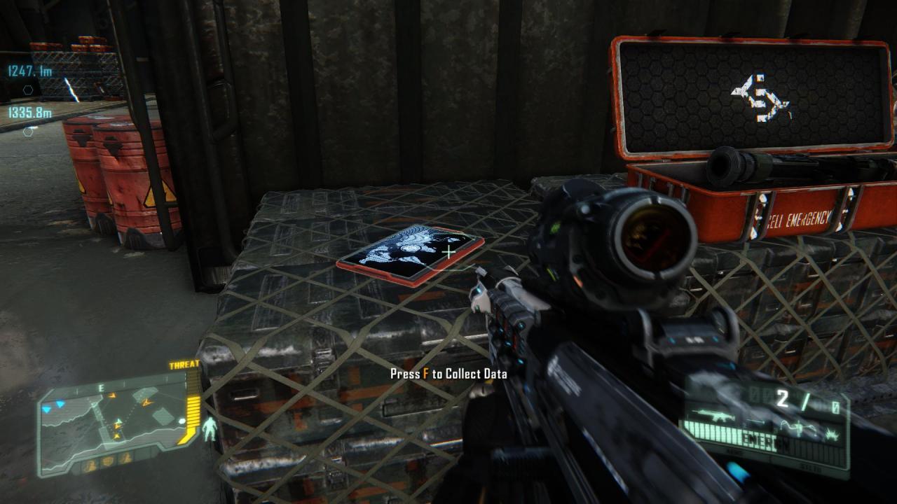 [21/02/2013] Crysis 3 Komplettlösung - Level 5: Red Star Rising - Beim Tor nehmt ihr das Datenpad mit.