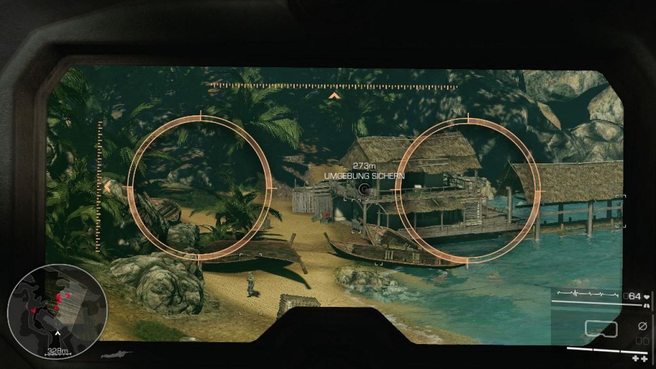 [20/03/2013] PC-Test zu Sniper: Ghost Warrior 2: Wir haben den polnischen Ego-Shooter gezockt und waren wenig angetan. City Interactive tischt uns ein anspruchsloses Scharfschützenspiel auf. (4)