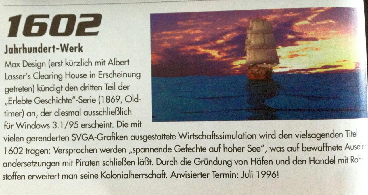 [28/03/2013] Die allererste News-Meldung zu 