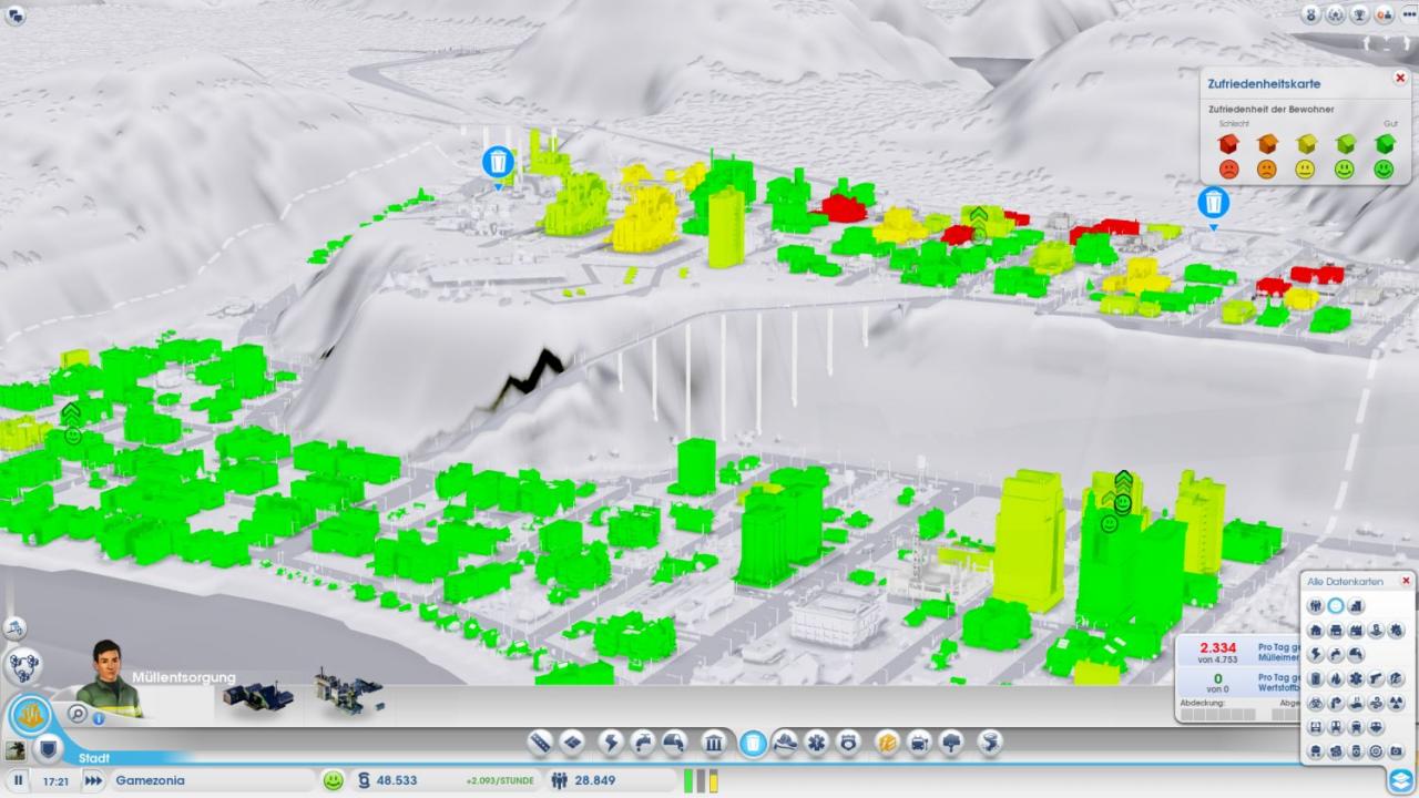 [11/03/2013] Sim City im Test: Das Spiel ist eine Baustelle, auch wenn die Server laufen. (4)