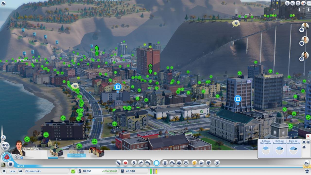 [11/03/2013] Sim City im Test: Das Spiel ist eine Baustelle, auch wenn die Server laufen. (1)