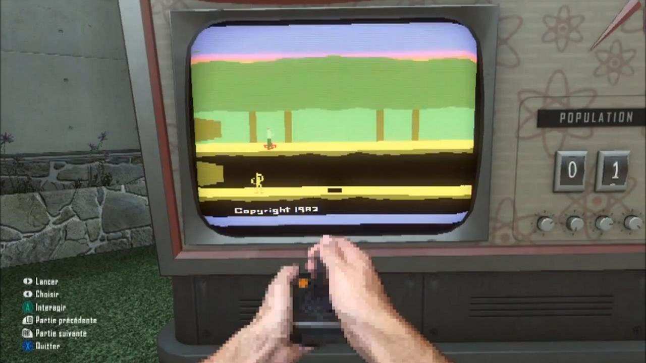 [27/03/2013] Call of Duty: Black Ops 2 - Wenn ihr auf der Nuketown-Map die Köpfe der Schaufensterpuppen in unter zwei Minuten abschießt, schaltet sich der Fernseher an der Straße ein und ihr könnt diverse Atari-Klassiker spielen. 