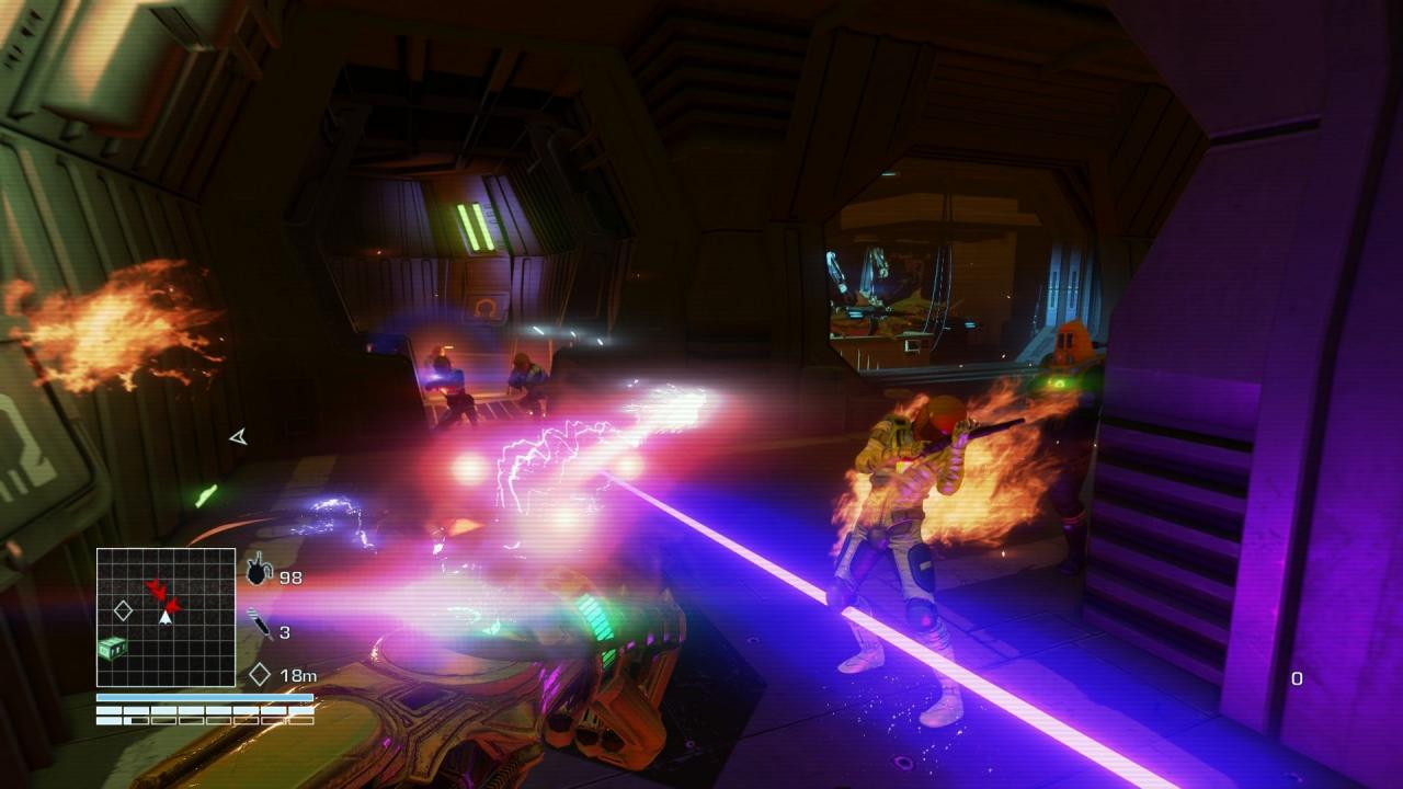 [30/04/2013] Den Laserstrahlen verschießende Wurfstern erhaltet ihr erst sehr spät. Er ist die einzige abgefahrene Waffe in Blood Dragon. 