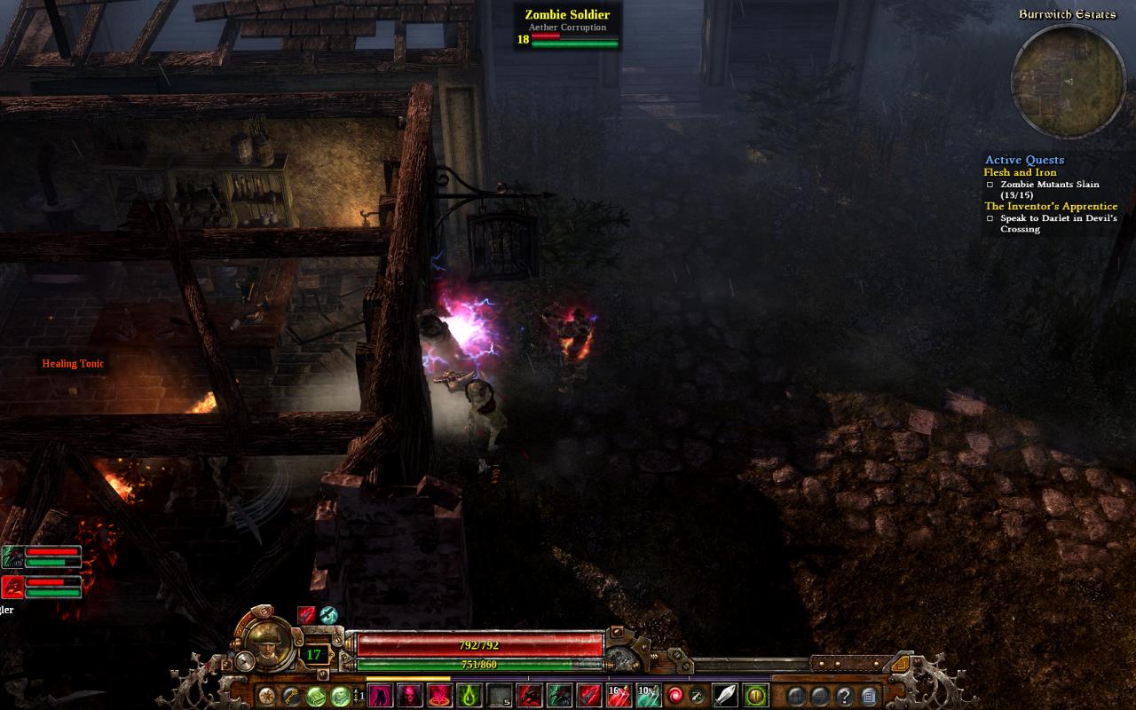 [17/04/2013] Grim Dawn erinnert unverkennbar an Titan Quest, Diablo und ähnliche Spiele dieses Genres.