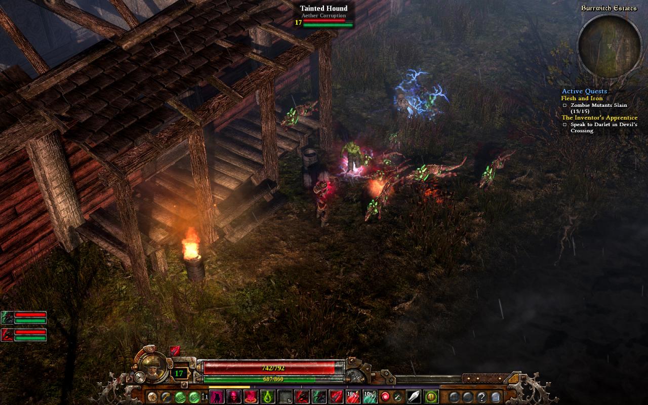 [17/04/2013] Grim Dawn erinnert unverkennbar an Titan Quest, Diablo und ähnliche Spiele dieses Genres.