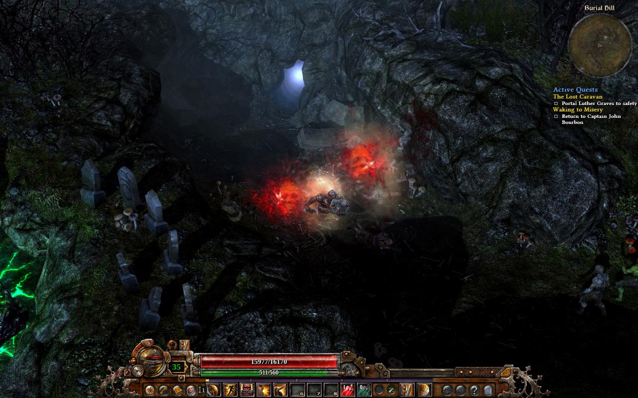 [17/04/2013] Grim Dawn erinnert unverkennbar an Titan Quest, Diablo und ähnliche Spiele dieses Genres.