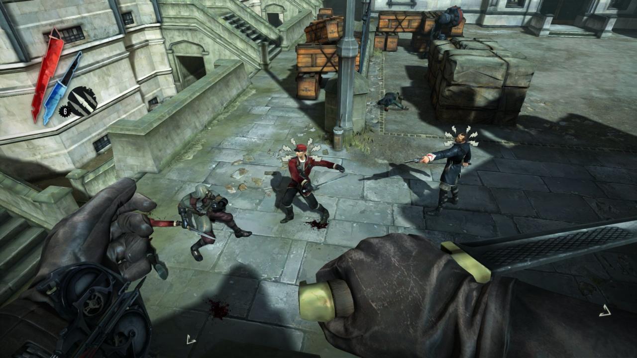 [19/04/2013] Der DLC-Test zu Dishonored: Knife of Dunwall: Wer seine Runen in die entsprechende Fähigkeit investiert, ruft einen Meuchelmörder an seine Seite, der Gegner ablenkt oder bekämpft.
