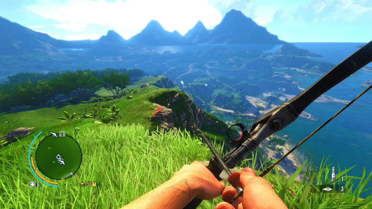 [09/04/2013] Far Cry 3Jasons Inseltrip bringt dem jungen Draufgänger auch einen Bogen in die Finger. Vaas' Piraten sollten sich in Acht nehmen.