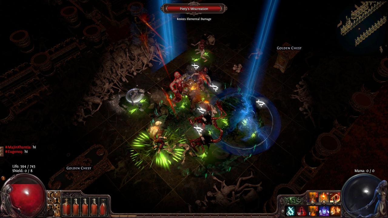 [09/04/2013] Wer in das kostenlose Action-MMOs Path of Exile startet, muss für gewöhnlich erst mal schlucken, wenn er den gigantischen Fähigkeiten-Baum zum ersten mal zu Gesicht bekommt. Das Hack'n'Slay-Game richtet sich an Monsterjäger der alten Schule und bietet schnörkellose Schnetzel-Action mit hohem Tüftelfaktor.