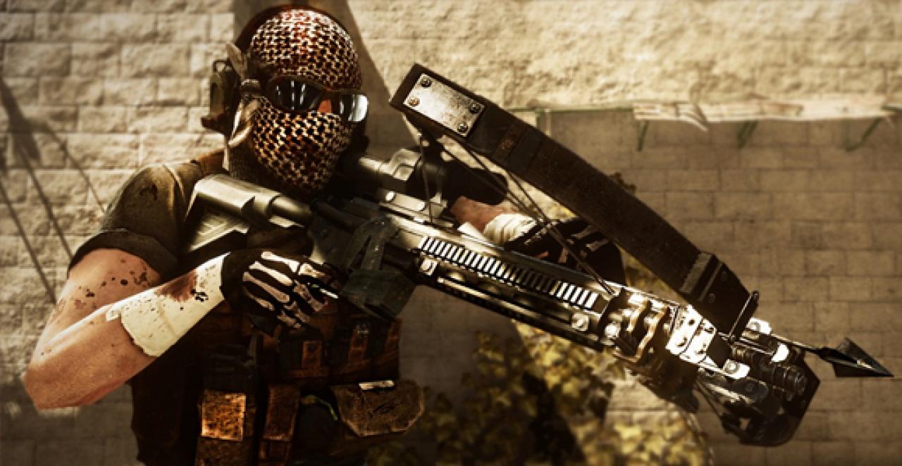 [09/04/2013] Battlefield 3Im DLC Aftermath bekommen Battlefield 3 Spieler eine Armbrust spendiert, welche mit Explosivgeschossen feuern kann, nettes Teil.