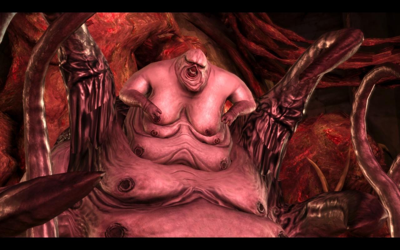 [12/04/2013] Die Brutmutter aus Dragon Age ist wohl eine der hässlichsten Kreaturen, die je in Videospielen aufgetaucht sind. Da können allerhöchstens bizarre Gestalten aus Doom oder God of War mithalten.