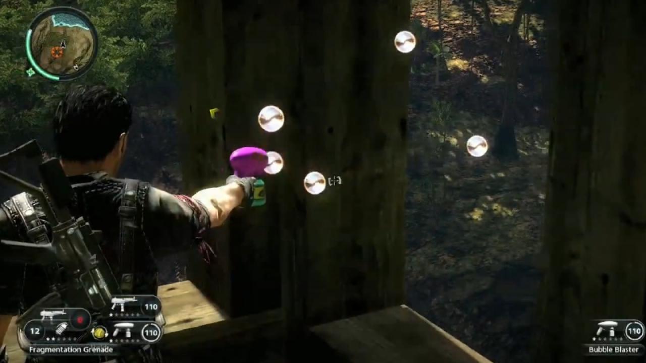 [29/04/2013] Der Bubble Blaster aus Just Cause 2 - Das Ding heißt Bubble Blaster! Klingt das allein nicht schon so cool, um einfach darüber hinwegzusehen, dass es eigentlich nur eine Seifenblasen-Maschine ist? 