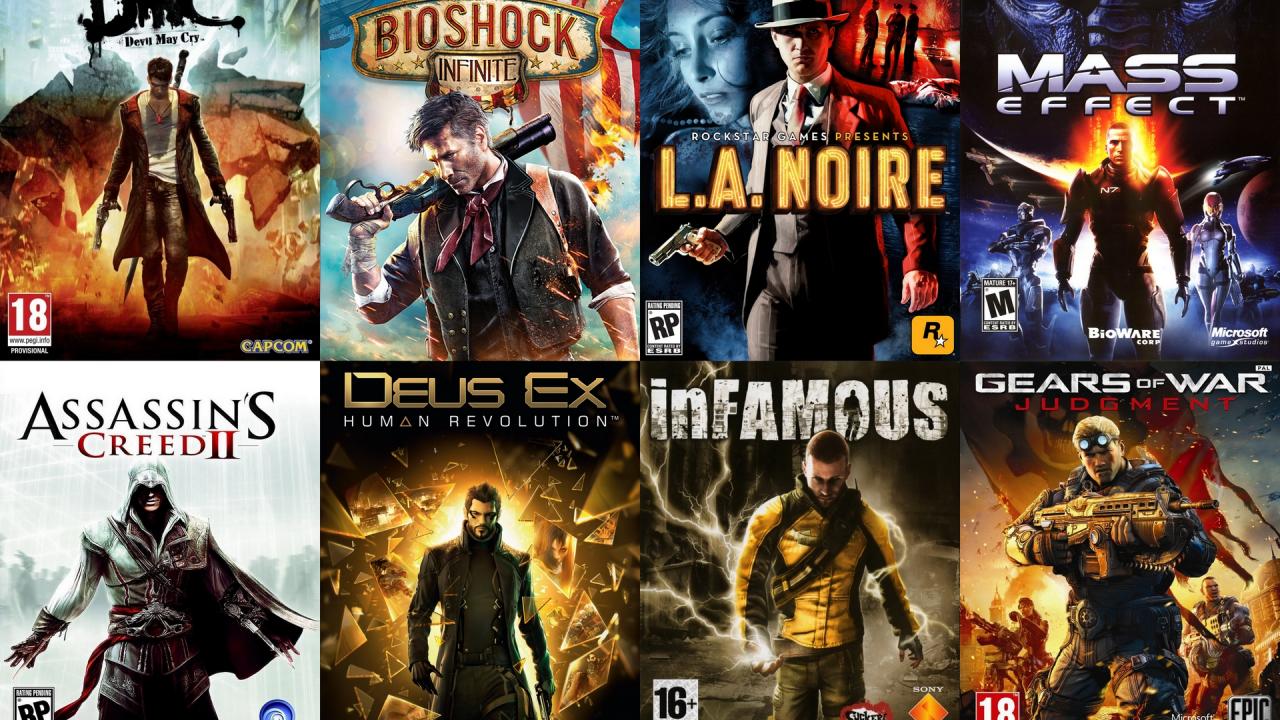[22/04/2013] Der Held im Mittelpunkt - männlich, bewaffnet, grimmig dreinblickend... drei Hauptzutaten für generische Spiele-Cover. 