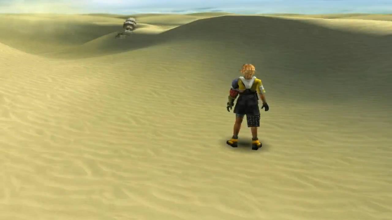[08/04/2013] Bikanel Desert aus Final Fantasy 10 ist eine große Wüste samt Oase, Ruinen und einem kleinen Camp. Man könnte es sich dort also durchaus gemütlich machen. Nur mit Monstern muss man rechnen. 
