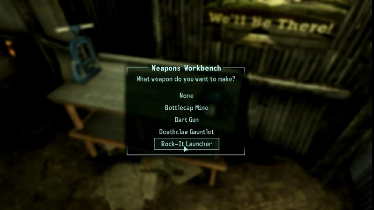 [29/04/2013] Der Rock-it-Launcher aus Fallout 3 ist eine ganze besondere Waffe. Wir dürfen nämlich reinstecken, was wir wollen. Blechdosen, Teddybären, Körperteile... was auch immer wir gerade finden. Spaß, Spaß, Spaß!