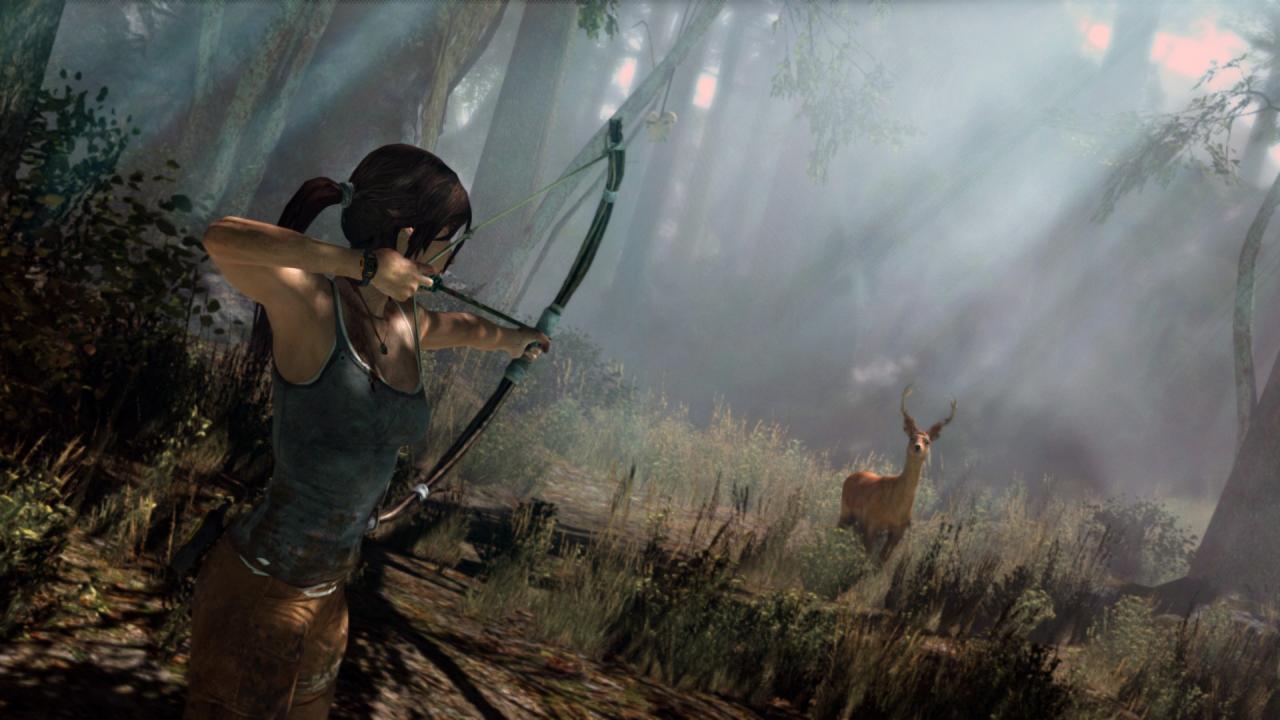 [09/04/2013] Tomb RaiderDie junge Lara Croft wird vom schüchternen Mädel zur Überlebenskünstlerin. Klar dass Sie auch mit einem Bogen umzugehen weiß.