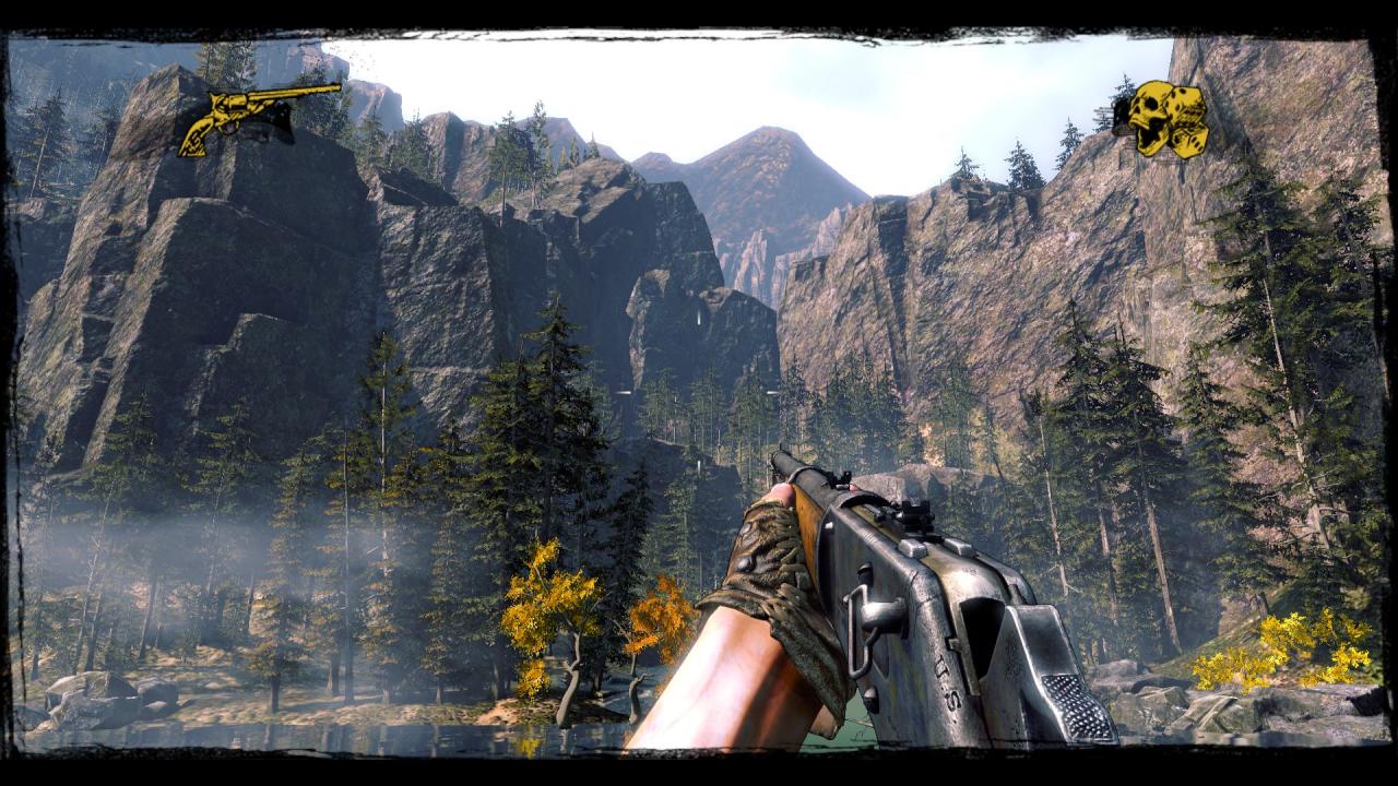 [23/05/2013] Die Grafik von Gunslinger ist stimmig, was vor allem an den hübschen Landschaftspanoramen liegt, welche die raue Schönheit der Natur prima einfangen.