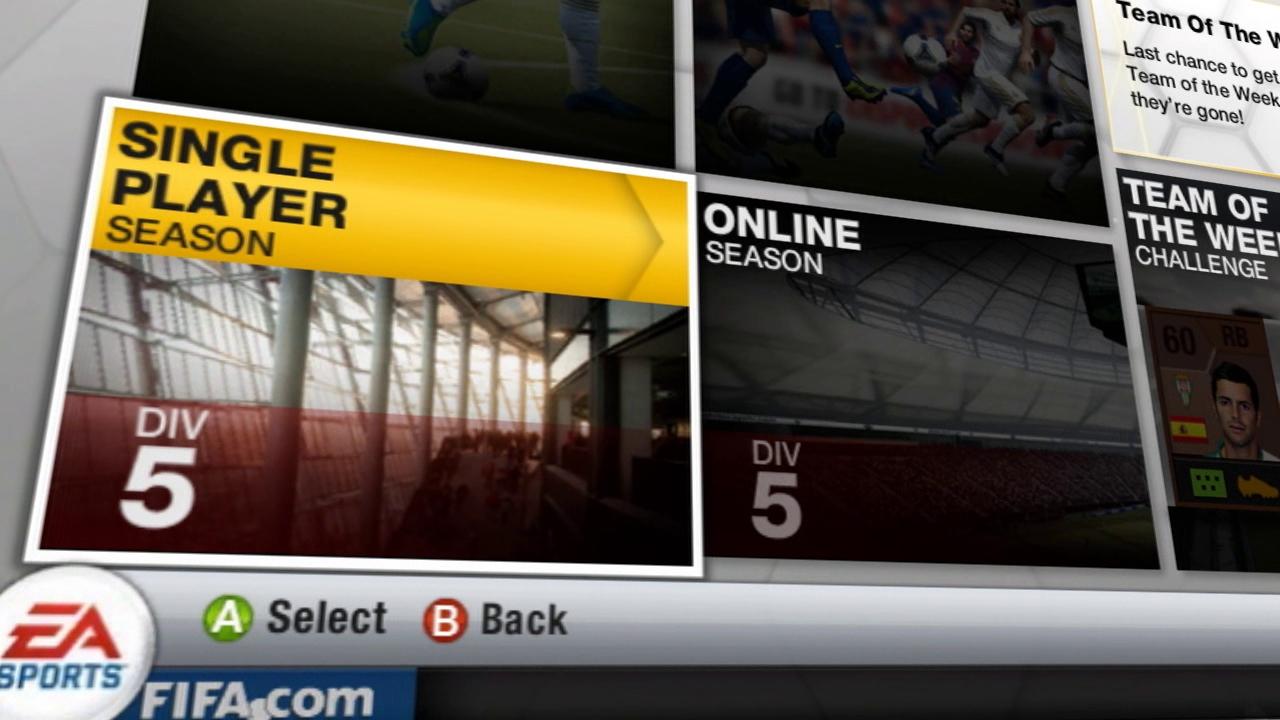 [06/05/2013] FIFA 13 Ultimate Team - Am Anfang empfehlen wir euch im Ultimate Team die Single-Player-Liga, um schnell aufzusteigen und Geld zu verdienen.