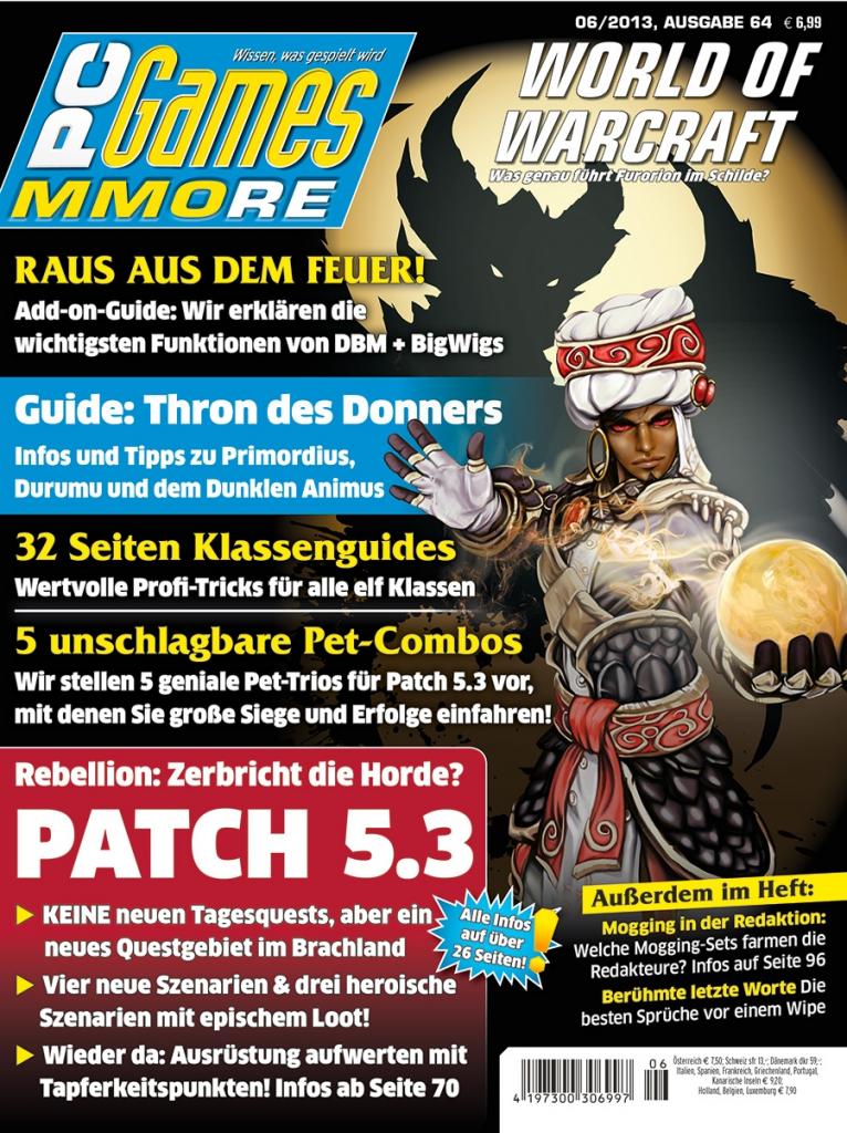 [13/05/2013] Ab 15.5. beim Zeitschriftenhändler: die neue PC Games MMORE 6/13!