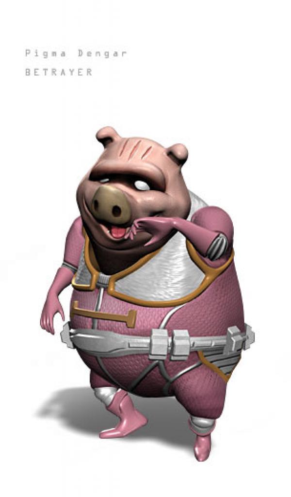 [31/05/2013] Der Name Pigma Dengar dürfte Gaming-Veteranen und Fans von Star Fox 64 bekannt vorkommen. Neben seiner Affinität für Sadismus und Drohungen ist er besonders für seine Habgier bekannt. Als ehemaliges Mitglied vom Star-Fox-Team hat er zudem noch eine Rechnung mit Peppy und Konsorten offen.