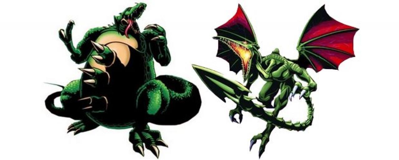 [31/05/2013] Die Weltraumpiraten Ridley und Kraid wollen Samus aus der Videospiel-Serie Metroid wiederholt ans Leder. Die beiden Gegner gehören zu den beliebtesten Charakteren der Reihe und schlagen Superbösewicht Mother Brain um Längen an Coolness.