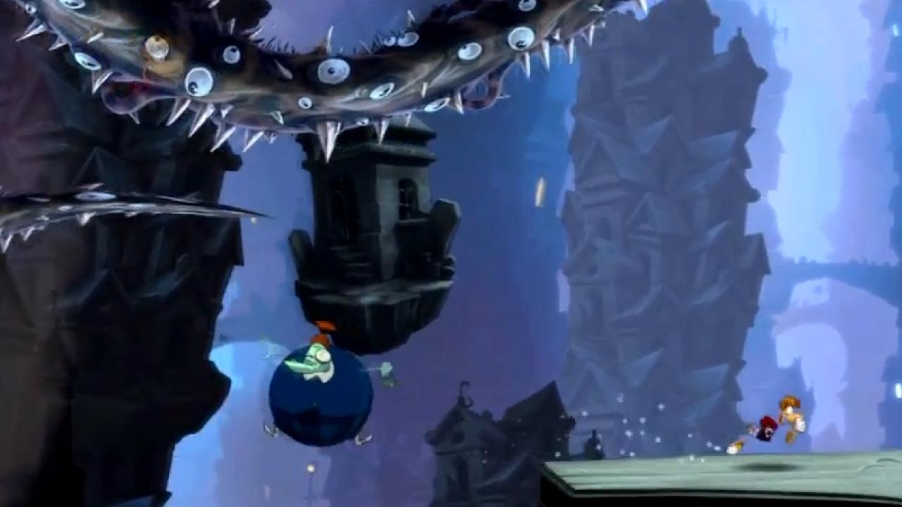 [27/05/2013] Rayman Origins - Im Bonuslevel Land of the Livid Dead müsst ihr euch gegen untote Grannys und andere skurrile Gegner wehren, bevor ihr Big Mama in einem Endkampf gegenübersteht.
