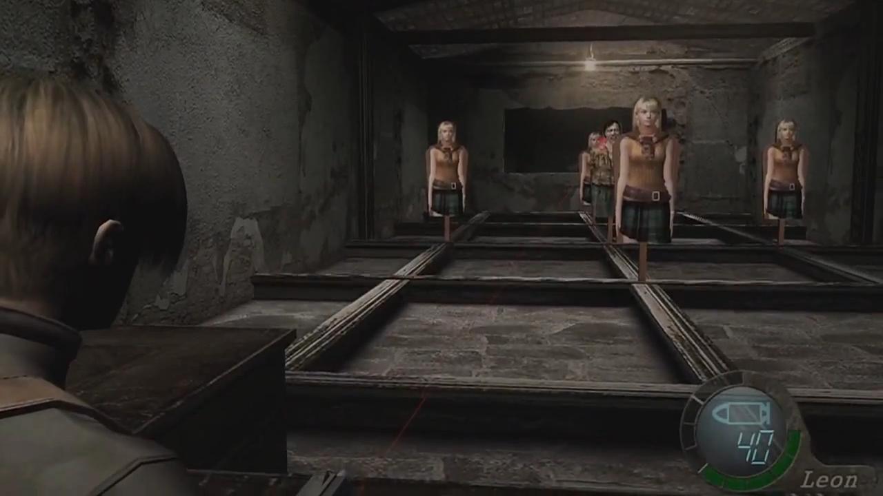 [27/05/2013] Resident Evil 4 - Der Schießstand ist die perfekte Gelegenheit, ein wenig Frust abzubauen, der sich wegen eures Schützlings angestaut hat. Ihr dürft nämlich auf Ashley-Pappfiguren schießen. Als Belohnung winken verschiedene Sammelfiguren, die ihr euch anschließend in Nahaufnahme ansehen könnt.