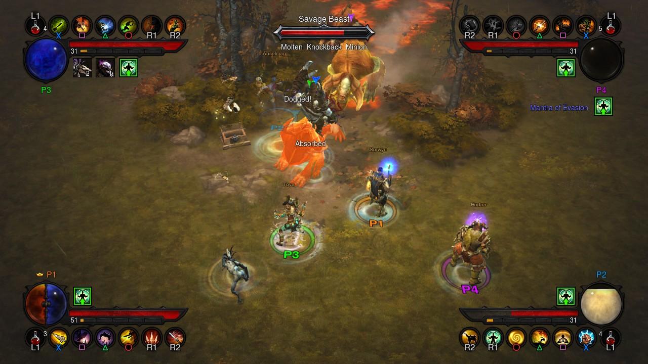 [14/06/2013] Mit der Konsolen-Umsetzung von Diablo 3 bringt Blizzard gleich vier Monsterjäger gleichzeitig auf den Bildschirm. Zudem kann man sich wunderbar um die Beute streiten, die für alle Spieler droppt. Wer zuerst kommt, lootet zuerst. Dabei entstehen immer wieder spaßige Situationen.