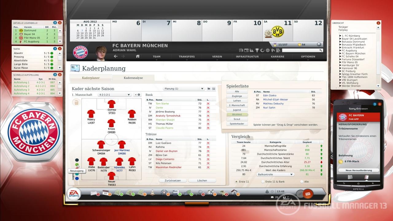 [06/06/2013] Sportspiele Platz 4: Fussball Manager 14 - 1,3 Prozent der Stimmen