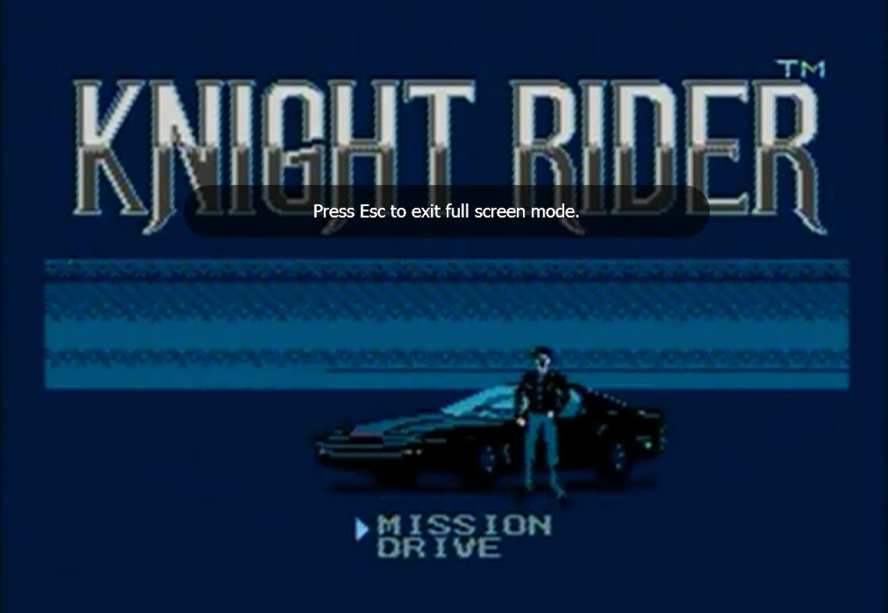 [07/06/2013] Die Geschichte von einem Mann und der Liebe zu seinem Auto ist eigentlich Material aus denen Legenden gefertigt werden. Die Serie Knight Rider konnte auch entsprechenden Kultstatus erreichen, während die frühen Videospielumsetzungen wie beispielsweise Knight Rider für NES eher als fürchterlich zu beschreiben sind.