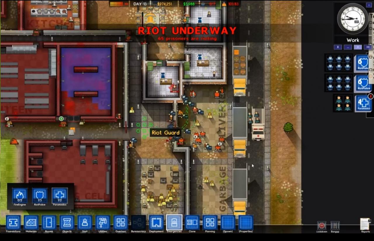 [19/06/2013] Prison Architect befindet sich zwar noch im Beta-Stadium, verspricht aber bereits dutzende oder gar hunderte Stunden Spielspaß mit einem außerordentlich hohen Wuselfaktor. Warum ist nicht früher jemand auf die Idee einer solchen Gefängnis-Simulation gekommen?!