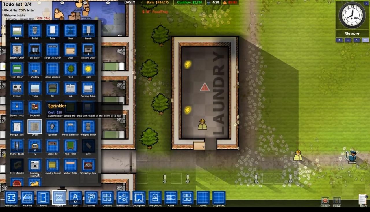 [19/06/2013] Wolltet ihr schon immer ein Gefängnis bauen und leiten? Dann seid ihr bei Prison Architect genau richtig. Hier gestaltet ihr eure schwedischen Gardinen nach euren Vorstellung und sorgt für Ordnung in den Zellen.