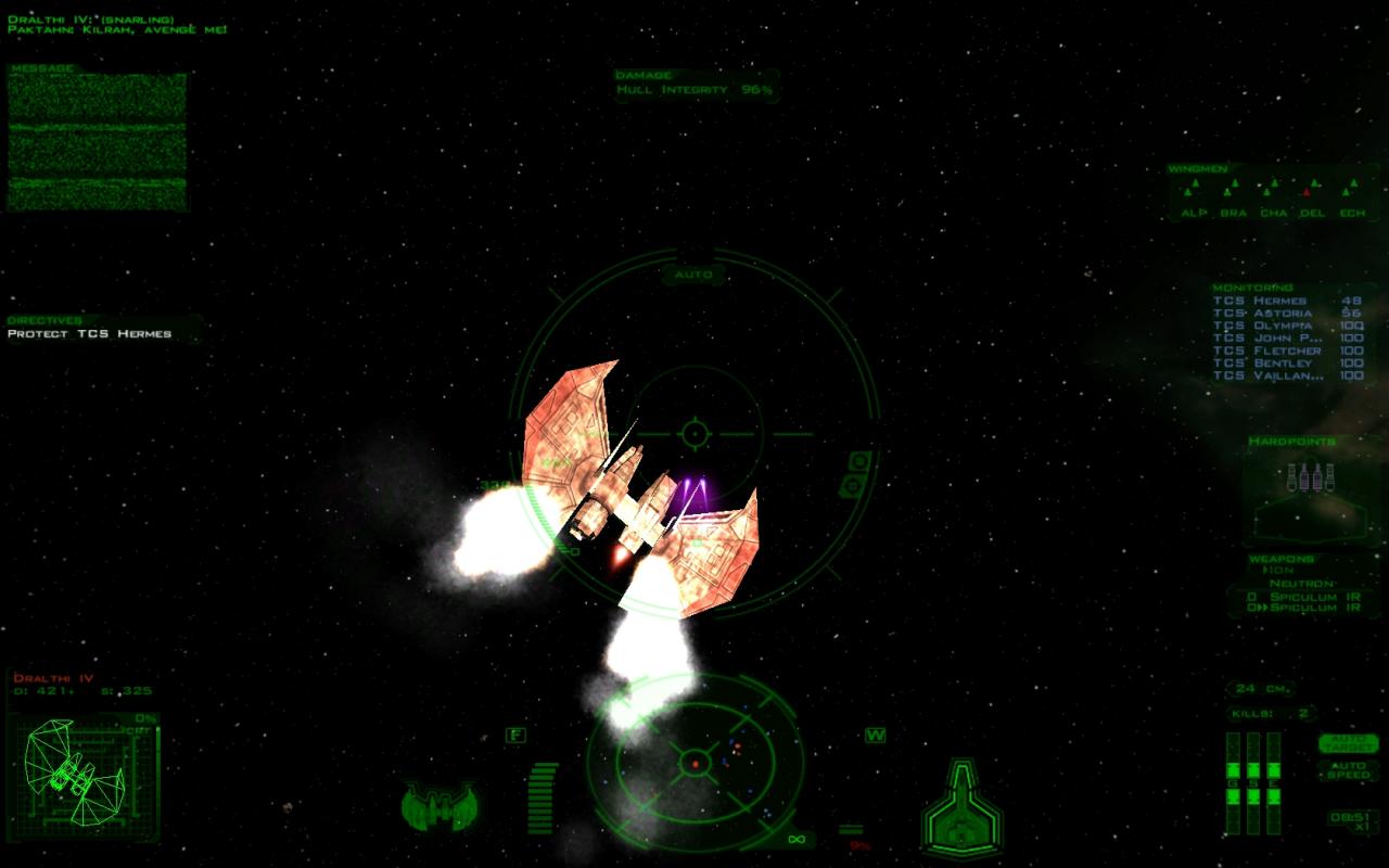 [17/06/2013] Wing Commander Saga: Das Hud macht die Freespace 2-Herkunft deutlich. Funktioniert aber tadellos.