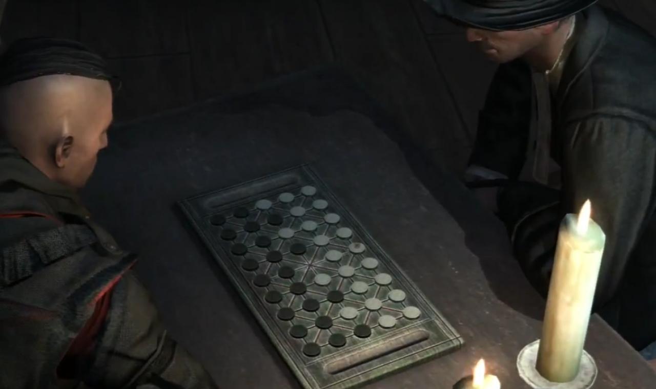 [29/06/2013] Fanorona ist neben Mühle ein Minispiel in Assassin's Creed 3, dass eigentlich irgendwie langweilig ist und mit dem man doch am Ende viel zu viel Zeit verbringt. Zudem ist das Brettspiel eine Alternative zu den typischen Glücksspielen.