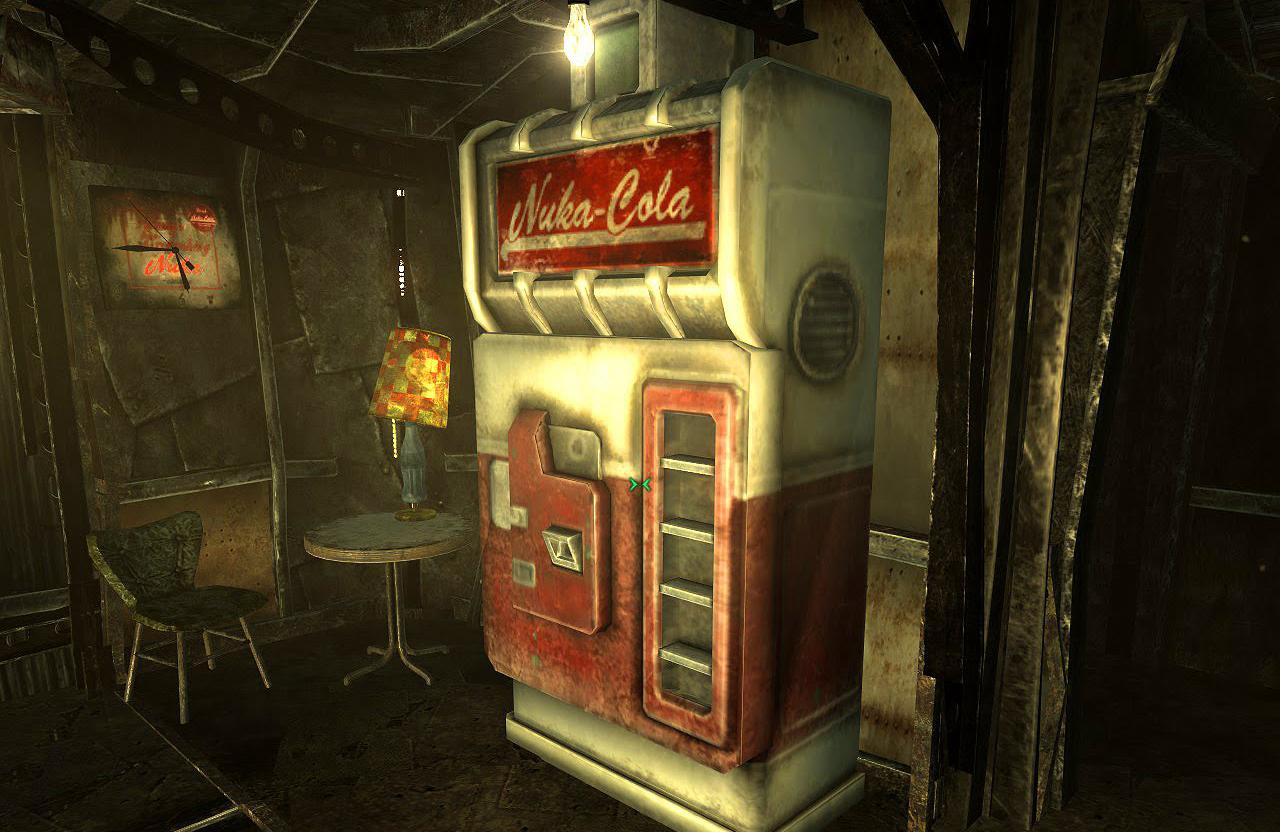[14/06/2013] Nuka-Cola gibt es in unzähligen Varianten und ein Getränkeautomat ist auch nach der Apokalypse nicht weit.