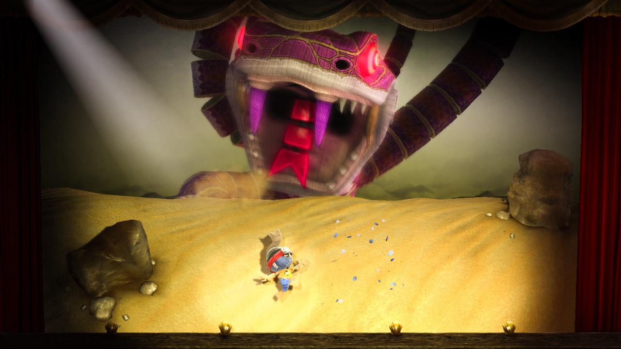 [14/06/2013] Puppeteer erschien im vergangenen September für die PlayStation 3 und zeichnet sich insbesondere durch seinen liebevollen Stil aus, der an ein Theaterstück erinnert. Zum Ende der siebten Konsolen-Generation versteckt sich hiermit neben Gran Turismo 6, Grand Theft Auto 5 und Co, noch ein echter Geheimtipp im Spiele-Repertoire der angestaubten Sony-Konsole.
