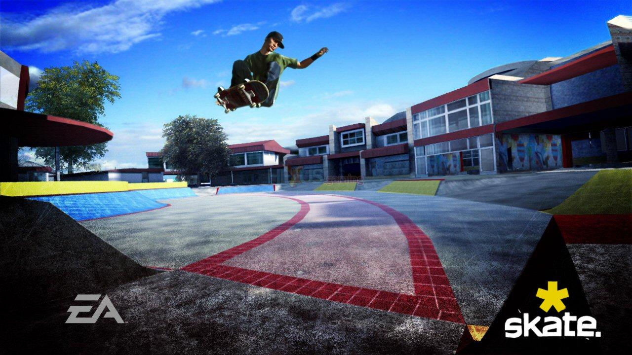 [28/06/2013] In Skate kann man sorgenlos durch die Gegend skaten, sich möglichst viele Knochen auf einmal brechen oder man verfolgt eine Karriere als Fotomodell für das virtuelle Magazin Trasher und lichtet sich bei seinen Tricks in möglichst spektakulären Posen ab.