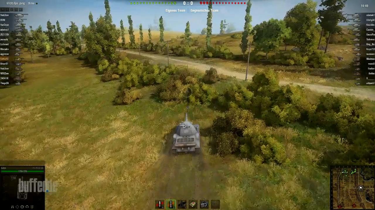 [17/06/2013] World of Tanks stellt zwei Teams, bestehend aus 15 Panzern, gegenüber. Im vergangenen Jahr gab das Free2Play-Spiel von Wargaming.net sein eSports-Debüt bei den World Cyber Games.