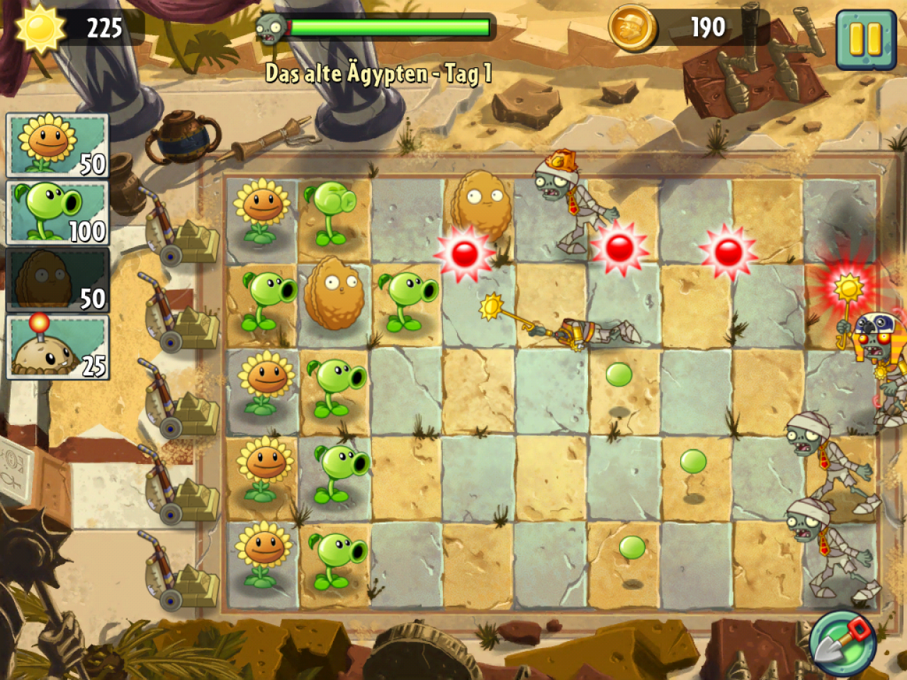 [11/07/2013] Für Plants vs Zombies oder in diesem Fall Plants vs Zombies 2 machen wir eine kleine Ausnahme, den geschossen wird zwar in dem Tower-Defense-Game, aber eben nur auf blumige Weise.