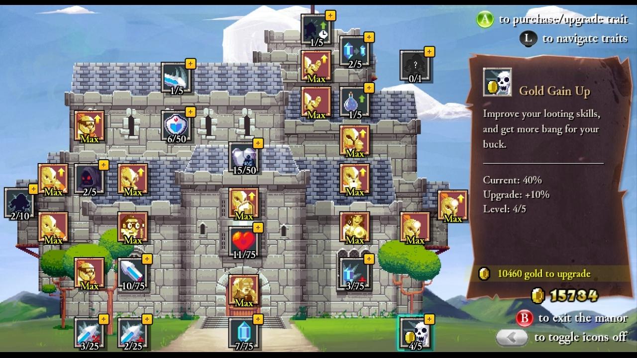 [18/07/2013] Rogue Legacy im Test: Charmante Retro-Action trifft auf motivierendes Rogue-like.