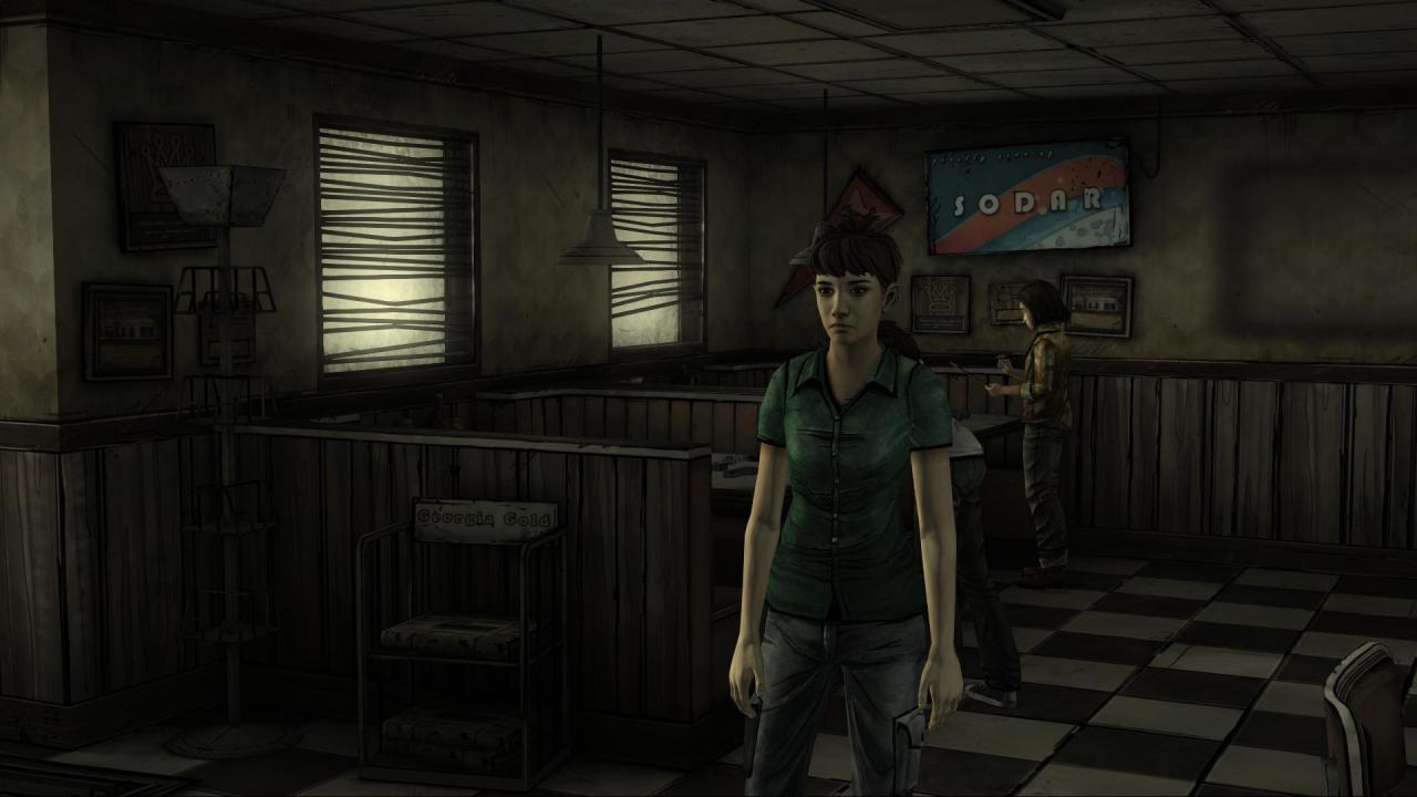 [04/07/2013] Obwohl es ein Zombiespiel ist legt The Walking Dead nicht so viel Wert auf riesige Zombiemobs, die man abknallen muss, sondern konzentriert sich auf die Beziehung zwischen den Charakteren und wie sie mit den Verlusten und dem Stress der Zombieapokalypse umgehen. Es ist eigentlich mehr ein spielbarer Film als ein vollwertiges Spiel, aber auf jeden Fall einmal einen Blick wert!