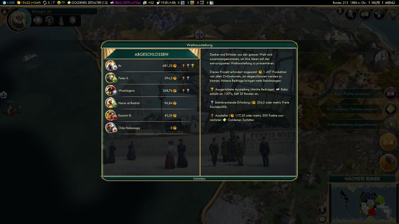 [11/07/2013] Civilization 5: Brave New World im Test: Die Weltausstellung wurde mit Anstrengungen aller Nationen auf die Beine gestellt.