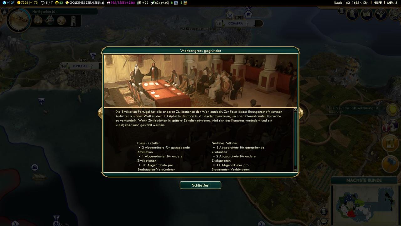 [11/07/2013] Civilization 5: Brave New World im Test: Der Weltkongress bestimmt die Weltpolitik.