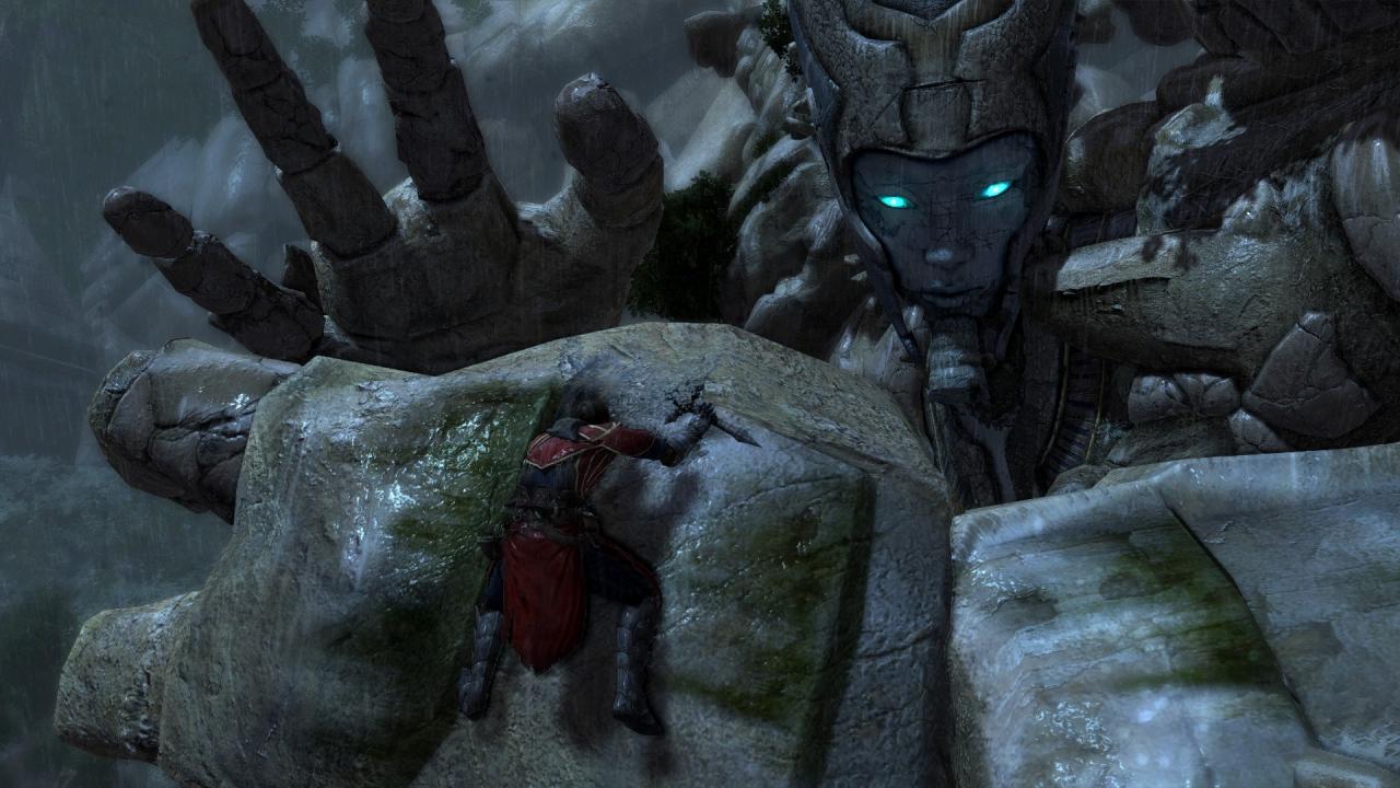 [26/08/2013] Die Idee hinter den Steinwächtern, an denen Gabriel emporklettern muss, ist klar vom PS2-Kultspiel Shadow of the Colossus abgeschaut. Doch dafür entschädigt die erstklassige Inszenierung.