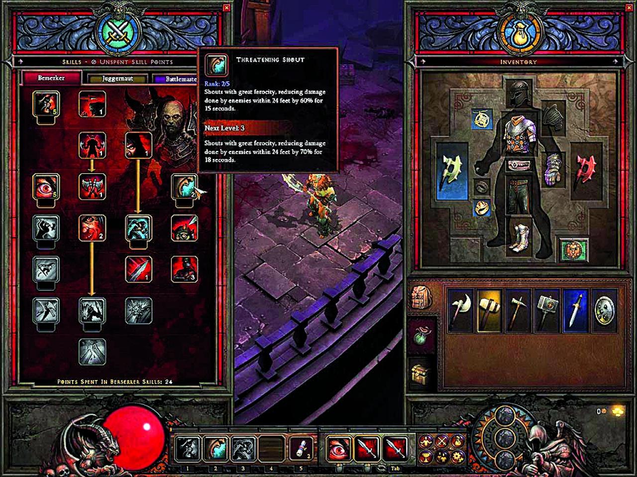 [20/08/2013] Lange ist's her: So klassisch sah mal der Talentbaum von Diablo 3 aus. Gut zu sehen: Manche Talente hatten Slots für Runen.