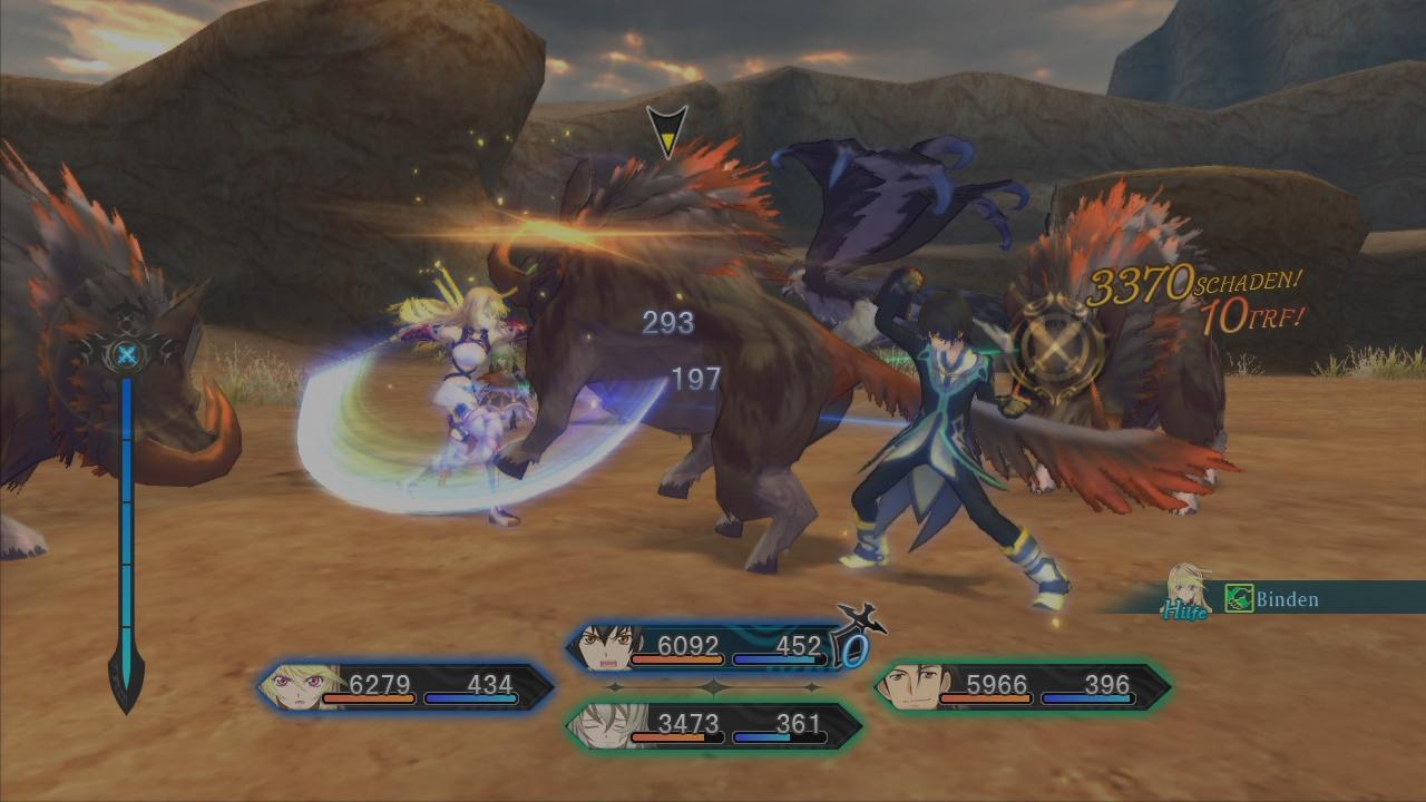 [09/08/2013] Wie für die Reihe üblich, setzt auch Tales of Xillia auf ein Action-Kampfsystem. Neu sind die Verbindungsattacken.