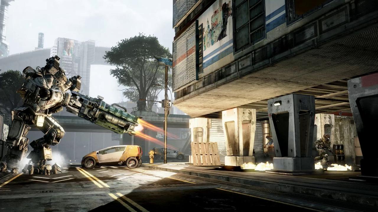 [15/08/2013] Titanfall (13. März 2014) wird von Respawn Entertainment entwickelt. Dahinter stecken Jason West und Vince Zampella sowie viele andere Entwickler, die einst für die Modern Warfare-Reihe bei Infinity Ward verantwortlich waren. Und dies merkt man Titanfall zweifelsfrei an. Die Mischung aus konventionellen Shooter-Mechaniken mit der aus Call of Duty gewohnten Spielgeschwindigkeit und brachialen Mech-Schlachten bringt endlich frischen Wind ins Genre der Online-Shooter.