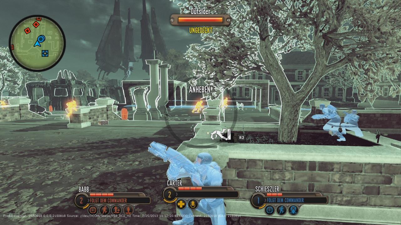 [09/08/2013] Nebeneffekt des Battle Focus in The Bureau: XCOM Declassfied: Die verbliebenen Gegner werden euch durch Wände angezeigt und auf einer kleinen Übersichtskarte markiert. Praktisch.